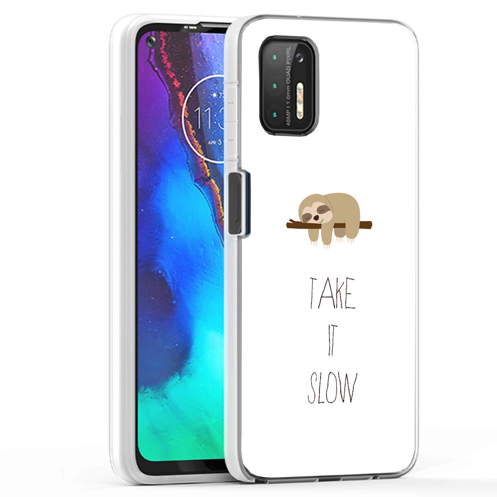 Motorola Moto G Stylus 2021 Case with Take It Slow Print - USA Made