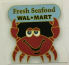 WALMART Fresh Seafood Lapel Pin Quality Metal Brand New (Pin back)