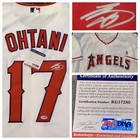 Shohei Ohtani Rookie Autograph Jersey 2018 PSA/DNA RookieGra