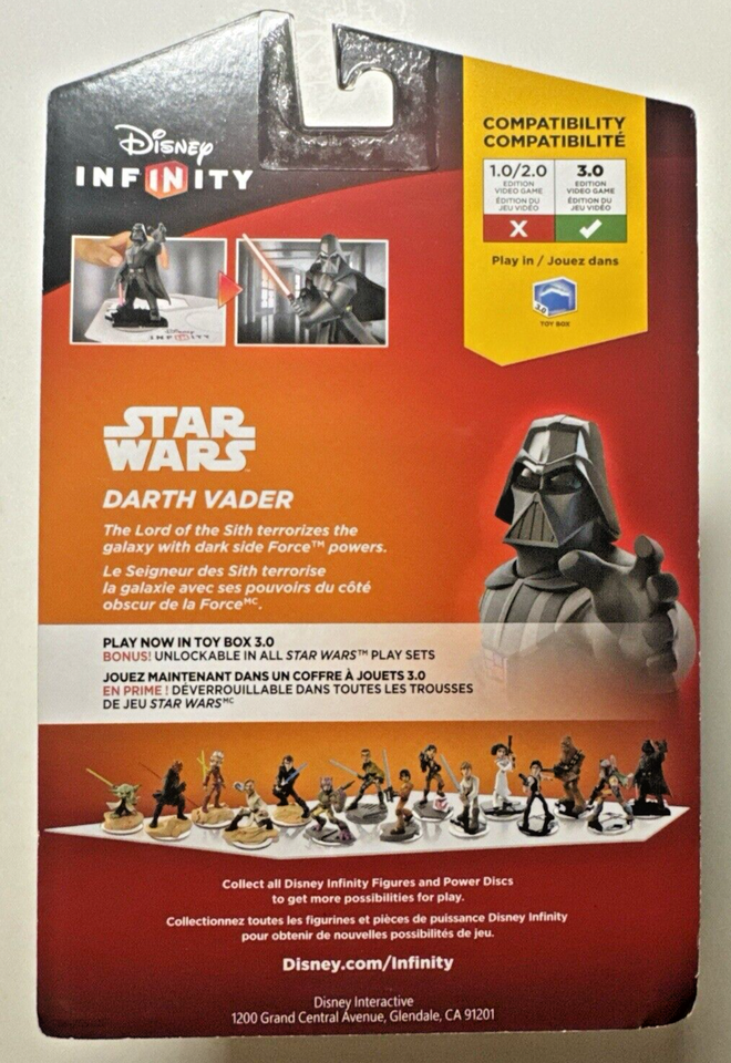 Disney Infinity Collection Box DISNEY INFINITY 3.0 EDITION STAR WARS DARTH VADER - NEW IN BOX (NIB) | eBay
