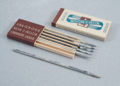 L. & C. Hardtmuth KOH-I-NOOR 6 Graphite Leads Graphite Refills 2200/6B - Ø - ...