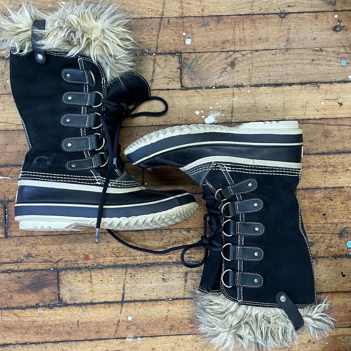 Fur lined sorel boots cheap