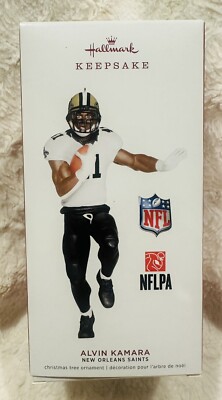 Hallmark NFL New Orleans Saints Alvin Kamara Ornament Dated 2019