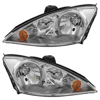 Scheinwerfer Set Links & Rechts Chrom H1/H7 FüR Ford Focus Turnier DNW DAW DBW