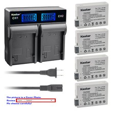Kastar Battery LCD Rapid Charger for Canon LP-E8 E8 Battery LC-E8 LC-E8E Charger