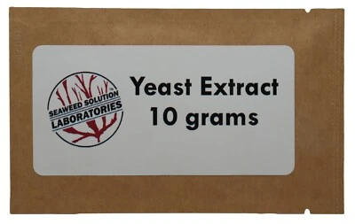 SEAWEED SOLUTION LABORATORIES Yeast Extract 10 grams - FREE SHIPPING