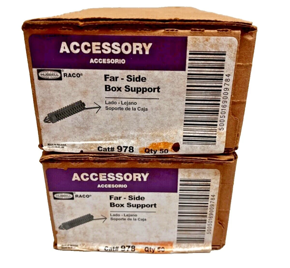 Accesorios de conducto Hubbell Negro