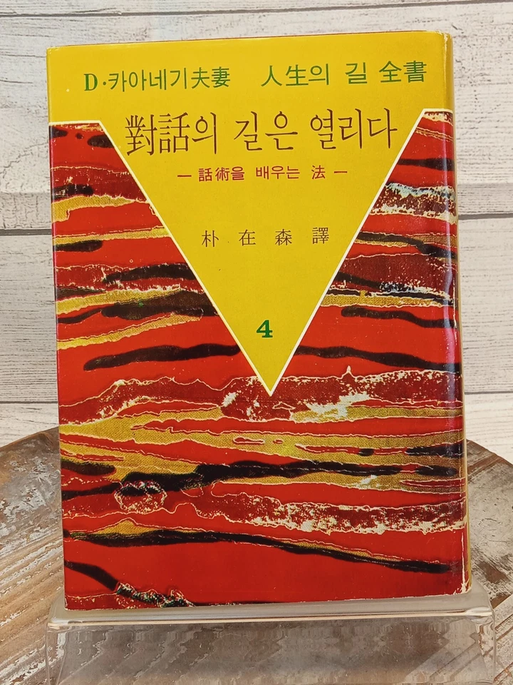 Dale Carnegie Lot of 2 vintage HCDJ Korean editions Effective Speaking Influence - Image 4 of 4