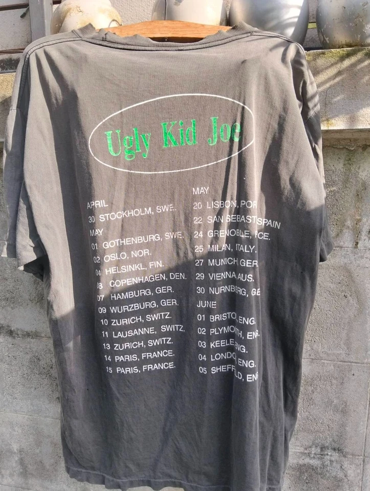 Vintage 90s Ugly Kid Joe Tour T-Shirt Made in USA Rock Band Tee XL R - Image 2 of 3