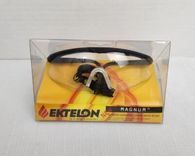 Ektelon Magnum Curved Shield Graphite Composite Racquetball Glasses - New in Box