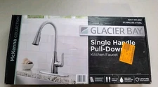 Glacier Bay Mckenna Pull-Down Kitchen Faucet in Stainless Steel