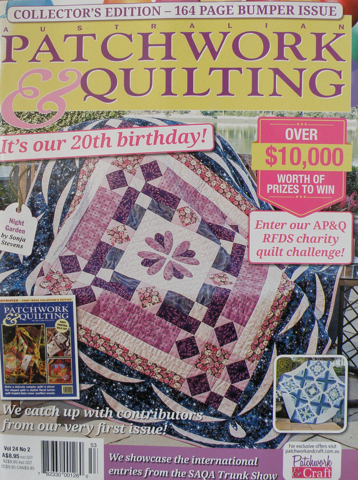 Australian Patchwork & Quilting Magazine Vol 24 No 2 25 Bulk