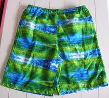 Boys Youth Reel Legends Blue Green Swim Trunks Board Shorts Sz XL 16