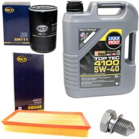 MotoröL Filter Set 5W40 5Liter + ÖLablassschraube FüR Audi TT Seat Skoda VW