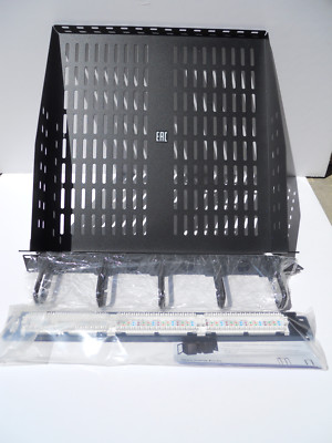 TRIPP LITE N252-024, Cat5e Patch Panel 568B-24 Ports + SRSHELF2P + SRCABLERING1U
