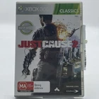 Just Cause 2 Microsoft Xbox 360 Classics PAL Complete With Manual Good Condition