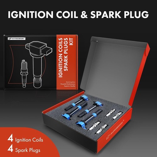 Enhanced Performance Ignition Coil Pack & Iridium Spark Plugs for Hyundai Accent - Picture 4 of 10