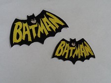 "Old-Style Batman" Iron-On Embroidered Patch- 2 Sizes Available
