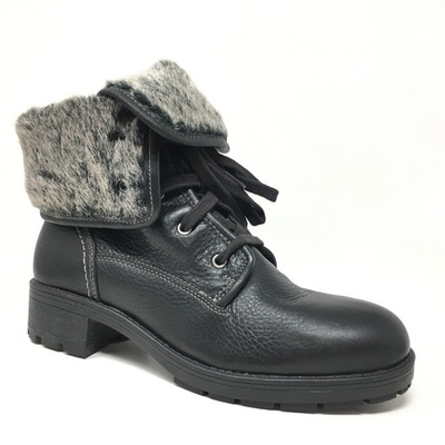 #ad Clarks Reunite Up GTX Winter Boots Snow Shoes Womens Size 8.5 Black Foldable Fur $56.97