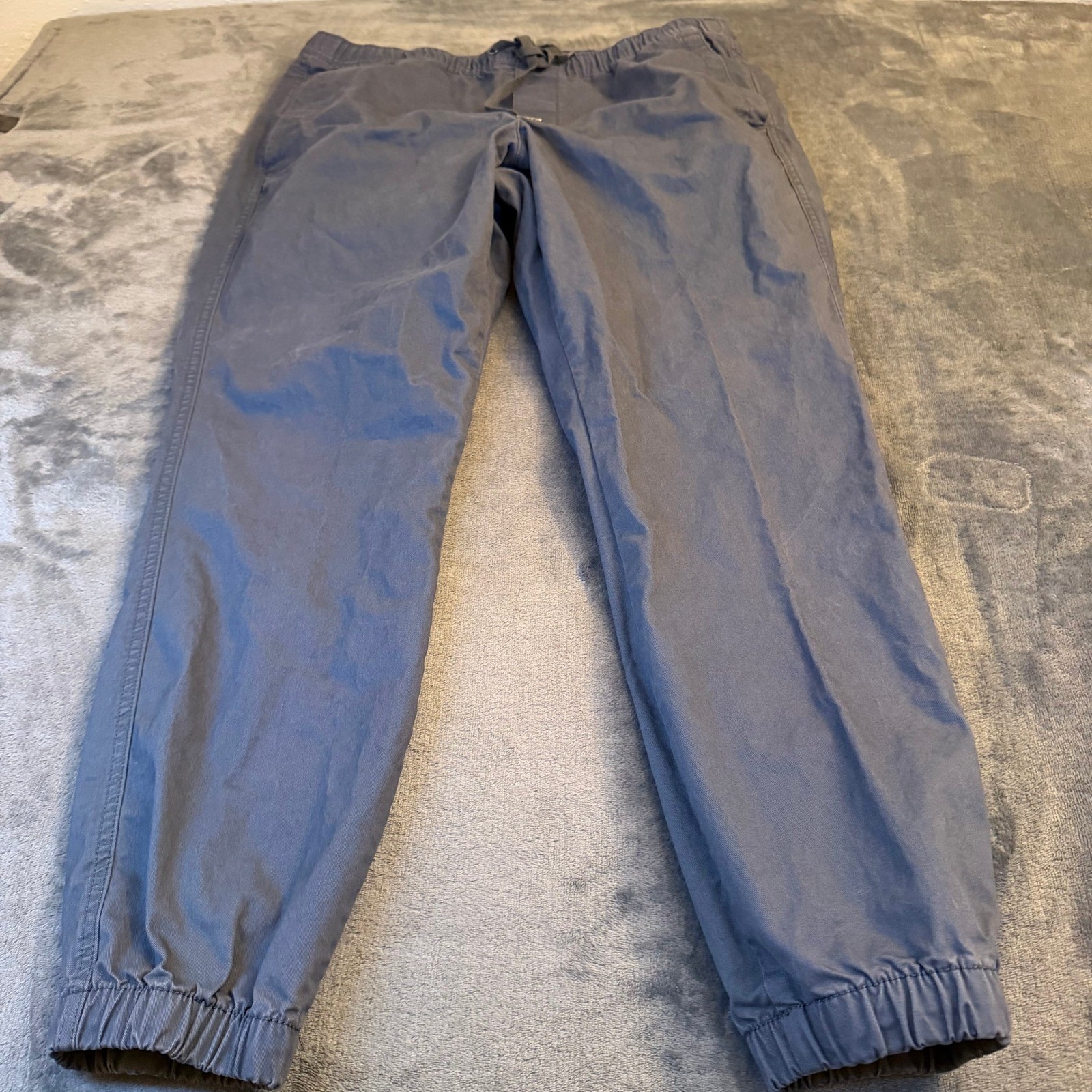 GAP Essential Jogger Pants Gray Drawstring Elasti… - image 1
