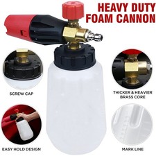 14 Snow Foam Lance Cannon Soap Bottle Sprayer For Pressure Washer Car Washing 14 Snow Foam Lance Cannon Soap Bottle Sprayer For Pressure Washer Car Washing