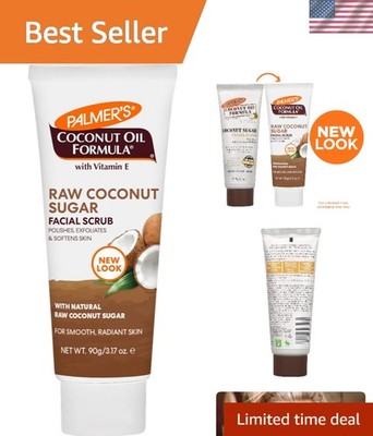 Gentle Coconut Oil Scrub with Chamomile - 3.17oz for Exquisite Exfoliation