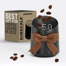 Subminimal Subscale Digital Dosing Cup with LED Display – Sleek & Precise