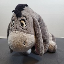 Disney Store Eeyore 12 Inch Plush Donkey Detachable Tail Winnie the Pooh