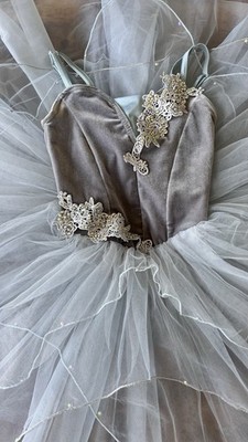 Weissman Size MC Grey With Sequins Ballet Tutu Costume