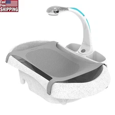 Baby Tub Shower Set 3 Stage Convertible Bath W/ Soothing Handheld Spray Brush US