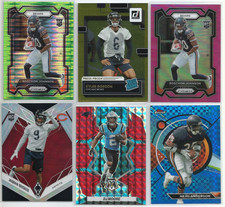 14) Chicago Bears Topps Prizm #'d parallel rookie card lot DJ Moore Kyler Gordon