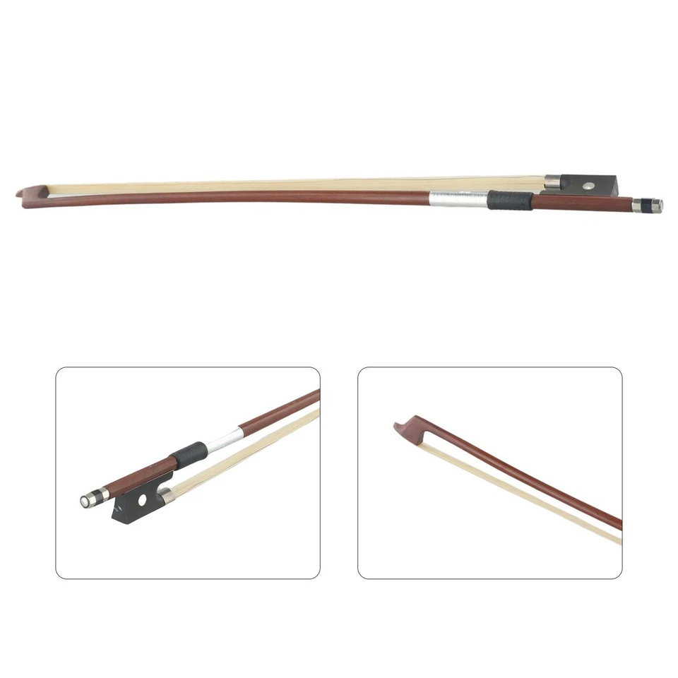 1/4,1/8,1/10 Violin Bow Horsehair Beginner Practice Violins Accessories 1pcs - Image 4 of 4