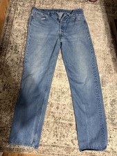 Vtg 1991 Levi's 501 Jeans Made In USA Size 38 Salt Pepper Gray Blue Distressed