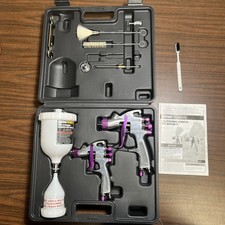 Central Pneumatic 2 Pc Professional Automotive Hvlp Gravity Feed Spray Gun Kit