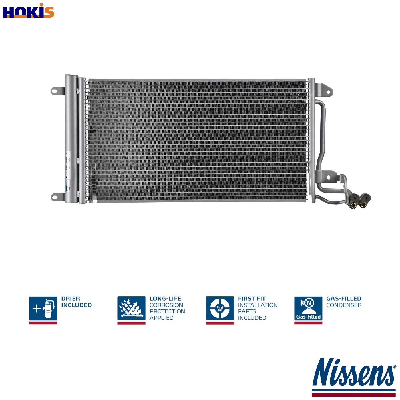 CONDENSER AIR CONDITIONING 940093 FOR VW SEAT IBIZA/Mk/IV/SC CGGB/CDDA 1.4L 4cyl