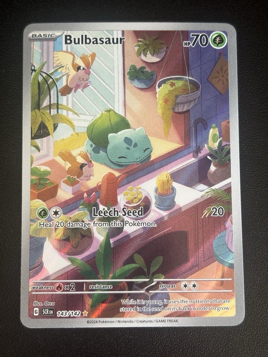 Bulbasaur Art Rare Stellar Crown
