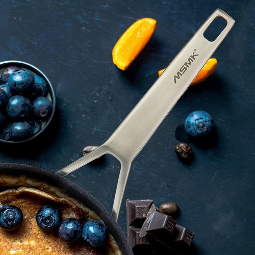 Small Nonstick Frying pan Blue, 8-inch Durable Egg Omelet Skillet, Titanium a... - Picture 5 of 9