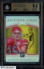 2017 Donruss Optic Rookie Gridiron Kings #2 Patrick Mahomes II Chiefs RC BGS 9.5