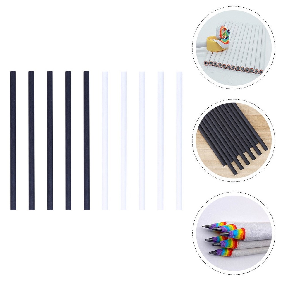 20Pcs Paper Rod Pencils Drawing Pencils Sketch HB Pencils Art Student ...