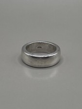 Womens 6.75 Ring Sterling Silver 925 Chunky Band Abstract Modernist