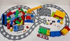 Lego Duplo Lot Deluxe Train Set 5609 Working Engine Crane Tracks -Incomplete!