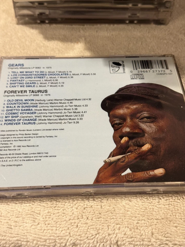 Johnny Hammond - Gears & Forever Taurus компакт-диск - очень хорошее состояние!!! - Изображение 2 из 2