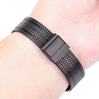 20MM Casio Watch Silver Stainless Steel Strap Metal Bracelet Wristwatch Band NEW
