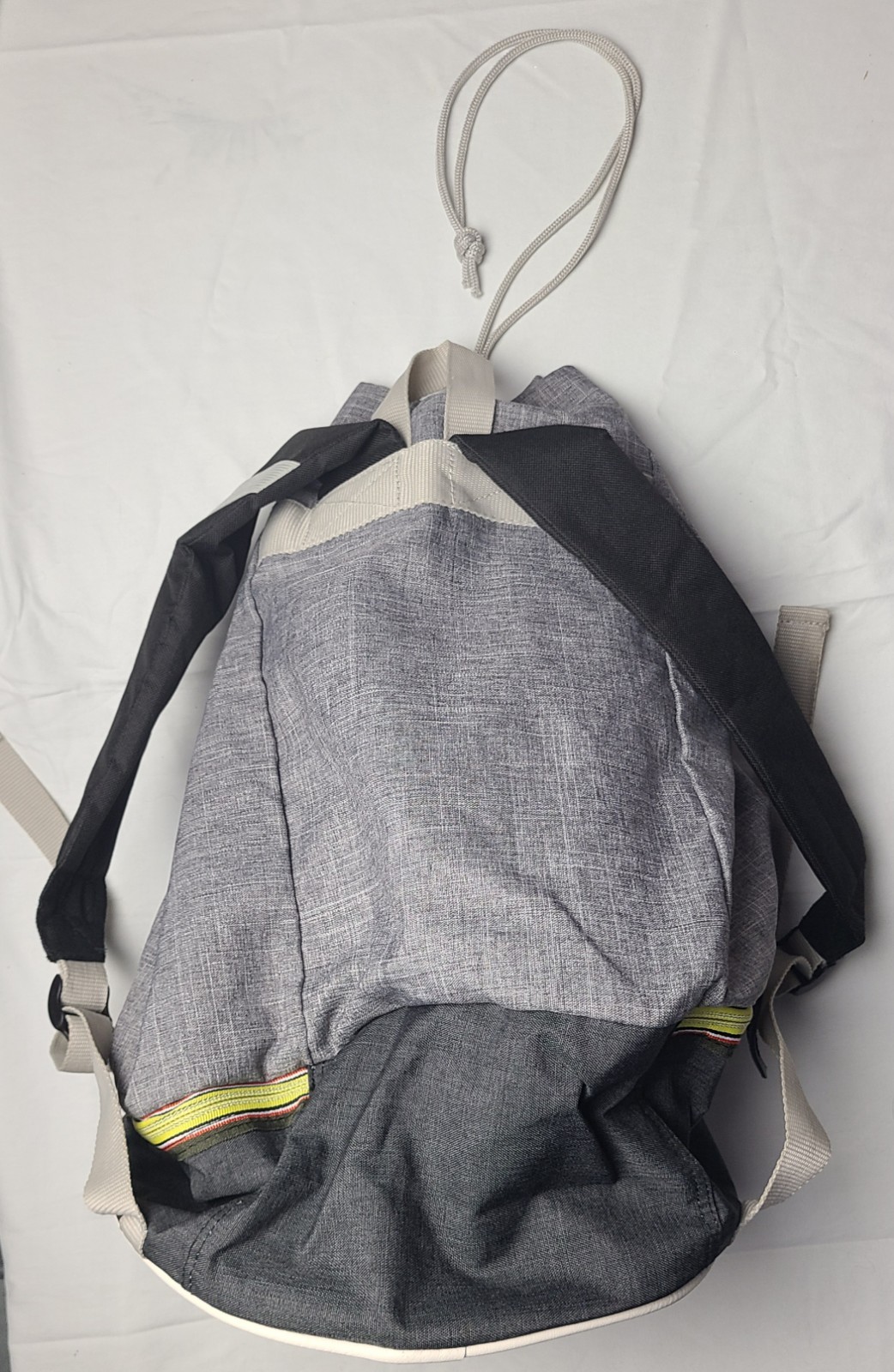 Throwback fitkicks Drawstring Bag Gray Yellow Bac… - image 4