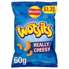 Walkers Wotsits Really Cheesy Corn Snacks 18×60g