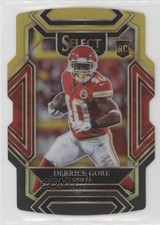 2021 Panini Select Club Level Black & Gold Prizm Die-Cut Derrick Gore #284 0z8v