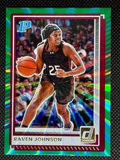 2025-26 Donruss #62 Raven Johnson Indiana Fever Holo Green Laser