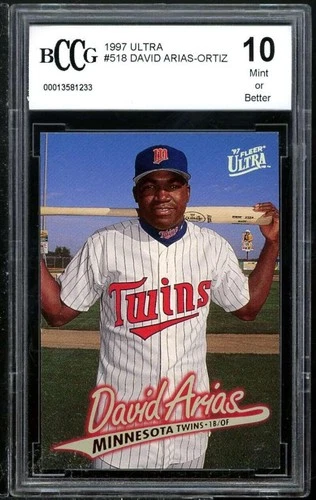 1997 Ultra #518 David Arias-Ortiz Rookie Card BGS BCCG 10 Mint+