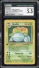 1999 Pokemon GERMAN 1st Edition Base Set Bisaflor-Venusaur Holo 15/102 CGC 5.5