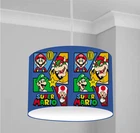 SUPER MARIO CEILING DRUM LIGHT SHADE / TABLE LAMPSHADE 3 SIZES